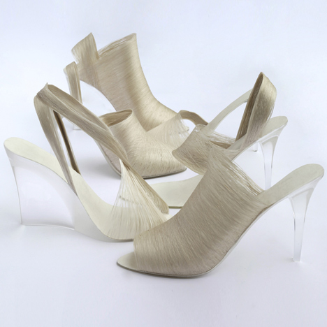 Lei Zu silk shoes by Nicole Goymann and Christoph John