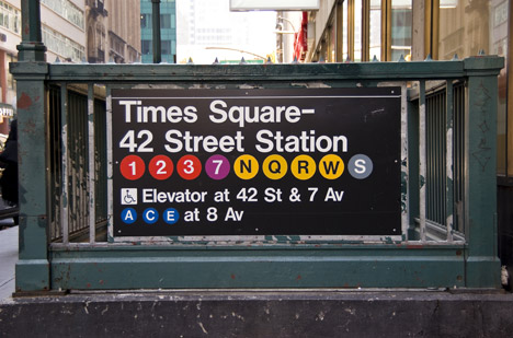 Massimo Vignelli Manhattan Subway