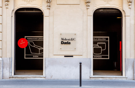 M/B installation at Molteni&C's Paris store