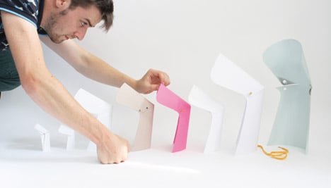 Pli & Co Lamp by Tim Defleur