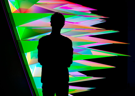 Primary lighting installation at PSAS by Flynn Talbot
