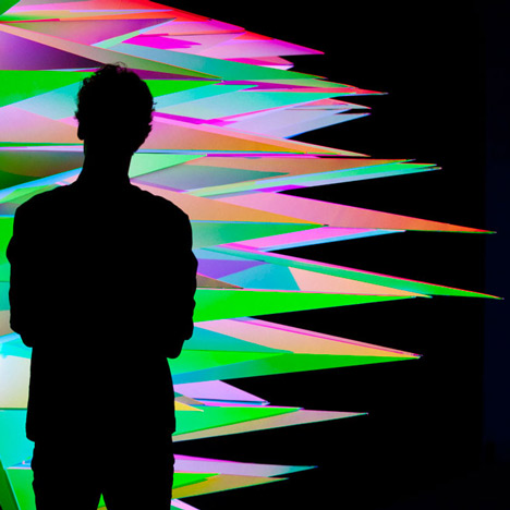 Primary lighting installation at PSAS by Flynn Talbot