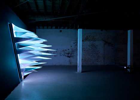 Primary lighting installation at PSAS by Flynn Talbot