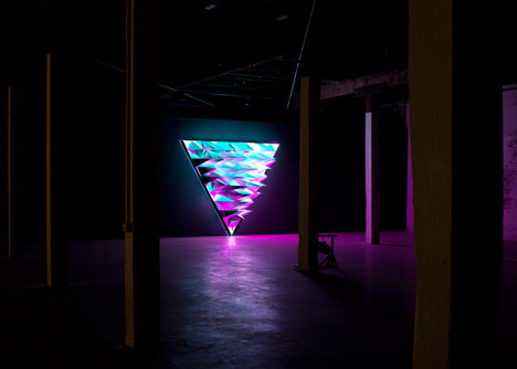 Primary lighting installation at PSAS by Flynn Talbot