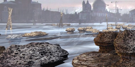 Visualisation of the Future Venice project by Rachel Armstrong