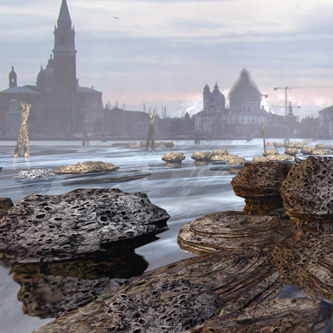 Visualisation of the Future Venice project by Rachel Armstrong