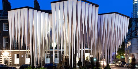 Gun Architects unveils Rainforest pavilion at London's Architectural Association