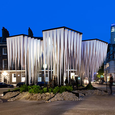 Gun Architects unveils Rainforest pavilion at London's Architectural Association