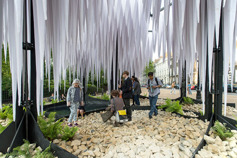 Gun Architects unveils Rainforest pavilion at London's Architectural Association