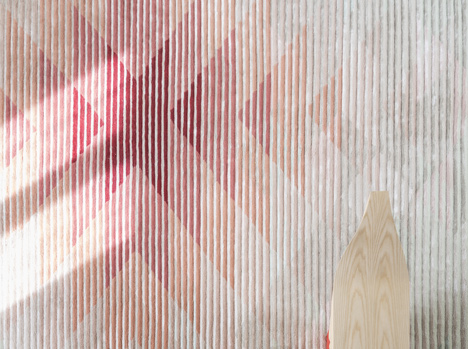Raw Edges Lake rug collection for Golran