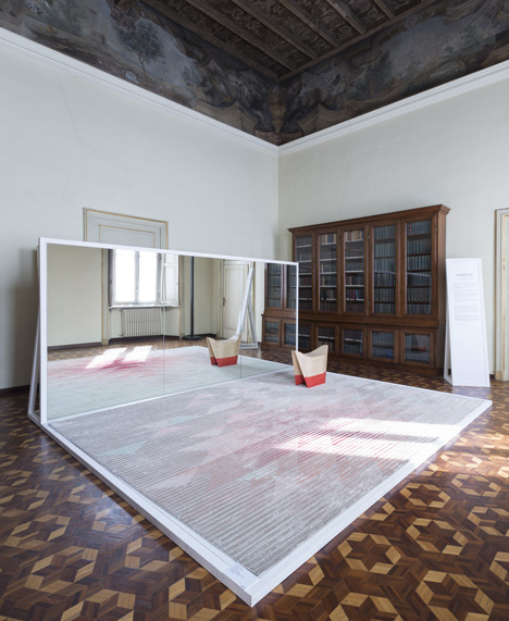 Raw Edges Lake rug collection for Golran
