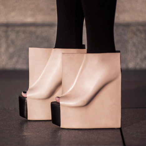 Rectangle shoes by Maria Nina Vaclavek