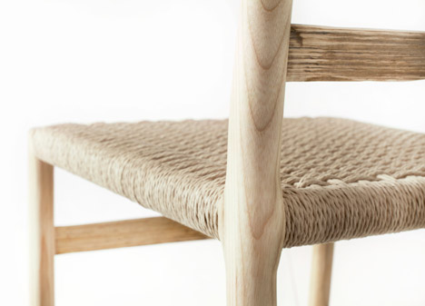 Sebastian Cox chestnut and ash furniture collection for Benchmark