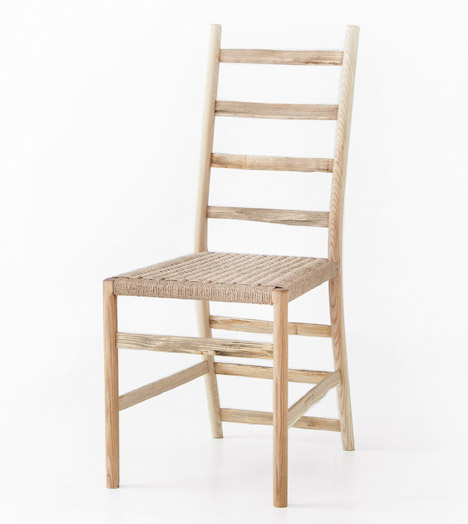Sebastian Cox chestnut and ash furniture collection for Benchmark