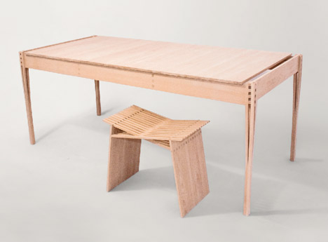 Shaker-influenced furniture collection by Torsten Sherwood