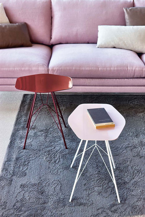 Side tables by Frank Rettenbacher for Zanotta