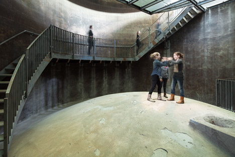 Zecc Architecten transforms an old water tower into a parkland observation point