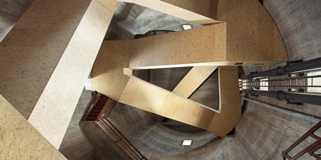 Zecc Architecten transforms an old water tower into a parkland observation point
