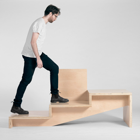 Steps bench by Geof Ramsey