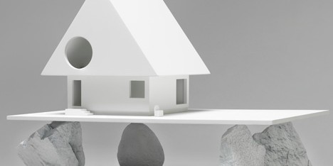 TAF imagines an impossible house with posters for Paper Collective