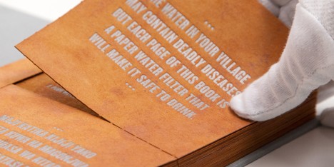 The Drinkable Book by Brian Gartside