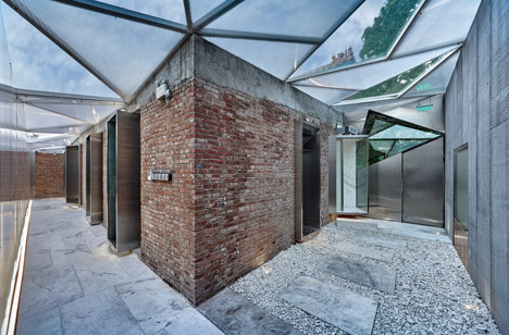 The Forbidden City Red-Wall Teahouse by Cutscape Architecture
