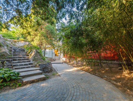 The Forbidden City Red-Wall Teahouse by Cutscape Architecture