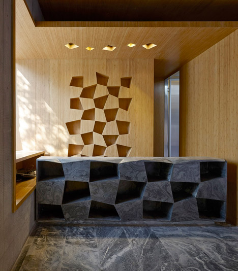 The Forbidden City Red-Wall Teahouse by Cutscape Architecture