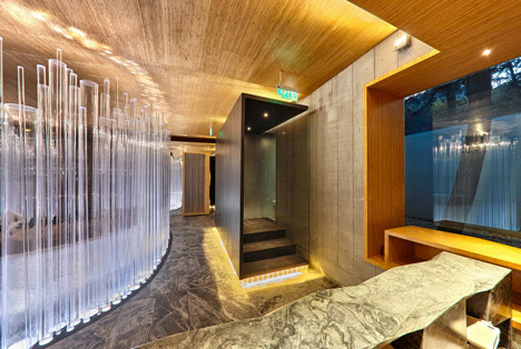 The Forbidden City Red-Wall Teahouse by Cutscape Architecture