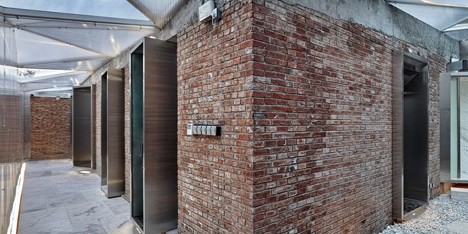 The Forbidden City Red-Wall Teahouse by Cutscape Architecture