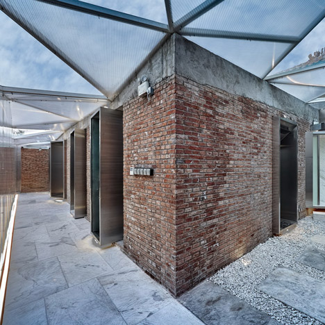 The Forbidden City Red-Wall Teahouse by Cutscape Architecture
