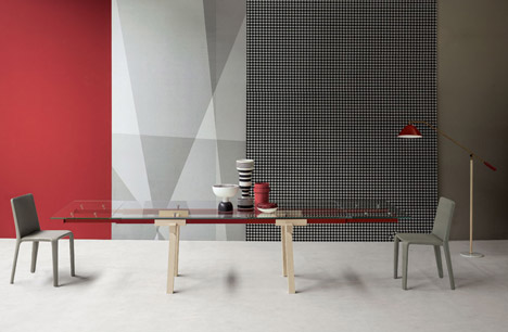 Tracks Extendable Table by Alain Gilles for Bonaldo