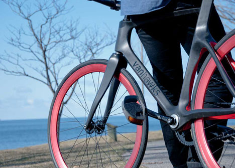 Valour carbon fibre bicycle by Vanhawks_dezeen_8