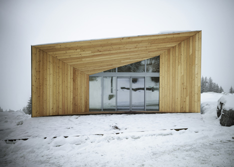 R-architecture adds mirror-clad visitor centre to Marcel Breuer's Flaine ski resort
