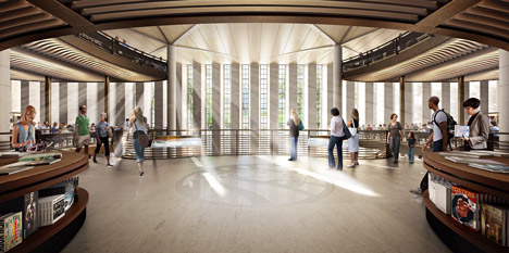 dezeen_New York Central Library by Foster Partners_2