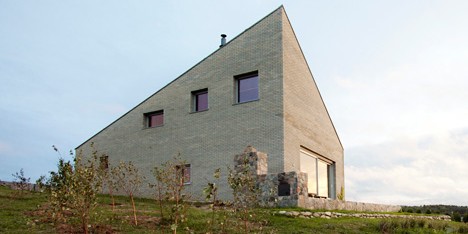 Polish house offers an abstract take on a traditional barn