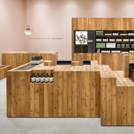 Aesop Grand Front Osaka by Torafu Architects