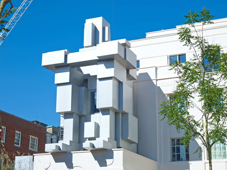 Antony Gormley creates hotel room inside giant man sculpture