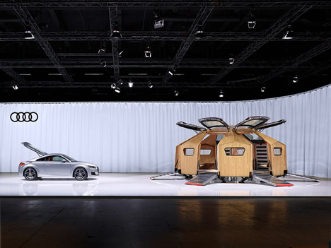 Audi at Design Miami Basel 2014 Konstantin Grcic designs the TT Pavilion