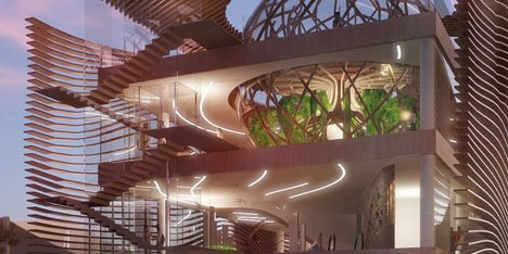Azerbaijan's Milan Expo pavilion by Simmetrico Network, Arassociati and AG&P