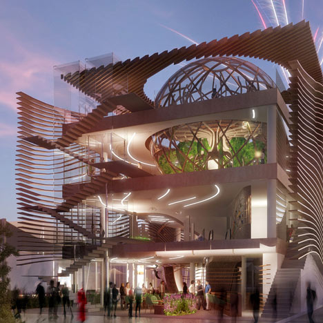 Azerbaijan's Milan Expo pavilion by Simmetrico Network, Arassociati and AG&P