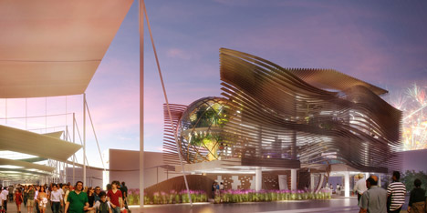 Azerbaijan's Milan Expo pavilion by Simmetrico Network, Arassociati and AG&P