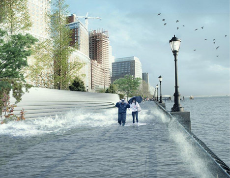 Big U Manhattan flood defences by BIG and One Architecture