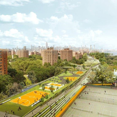 Big U Manhattan flood defences by BIG and One Architecture