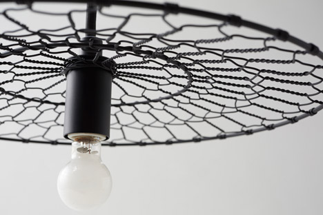 Basket lamp by Nendo for Kanaami-Tsuji