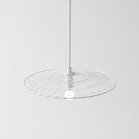Basket lamp by Nendo for Kanaami-Tsuji