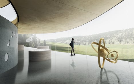 Bjarke Ingels unveils spiralling museum for Swiss watchmaker