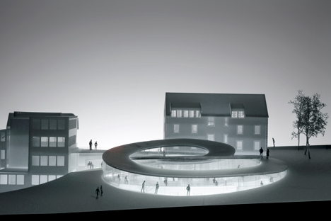 Bjarke Ingels unveils spiralling museum for Swiss watchmaker