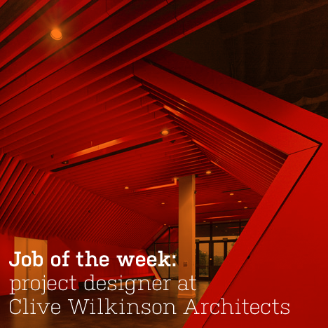 Job of the week: project designer at Clive Wilkinson Architects