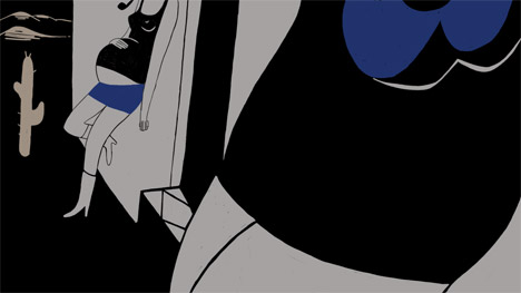 Daniela Sherer animated music video for Tom Rosenthal